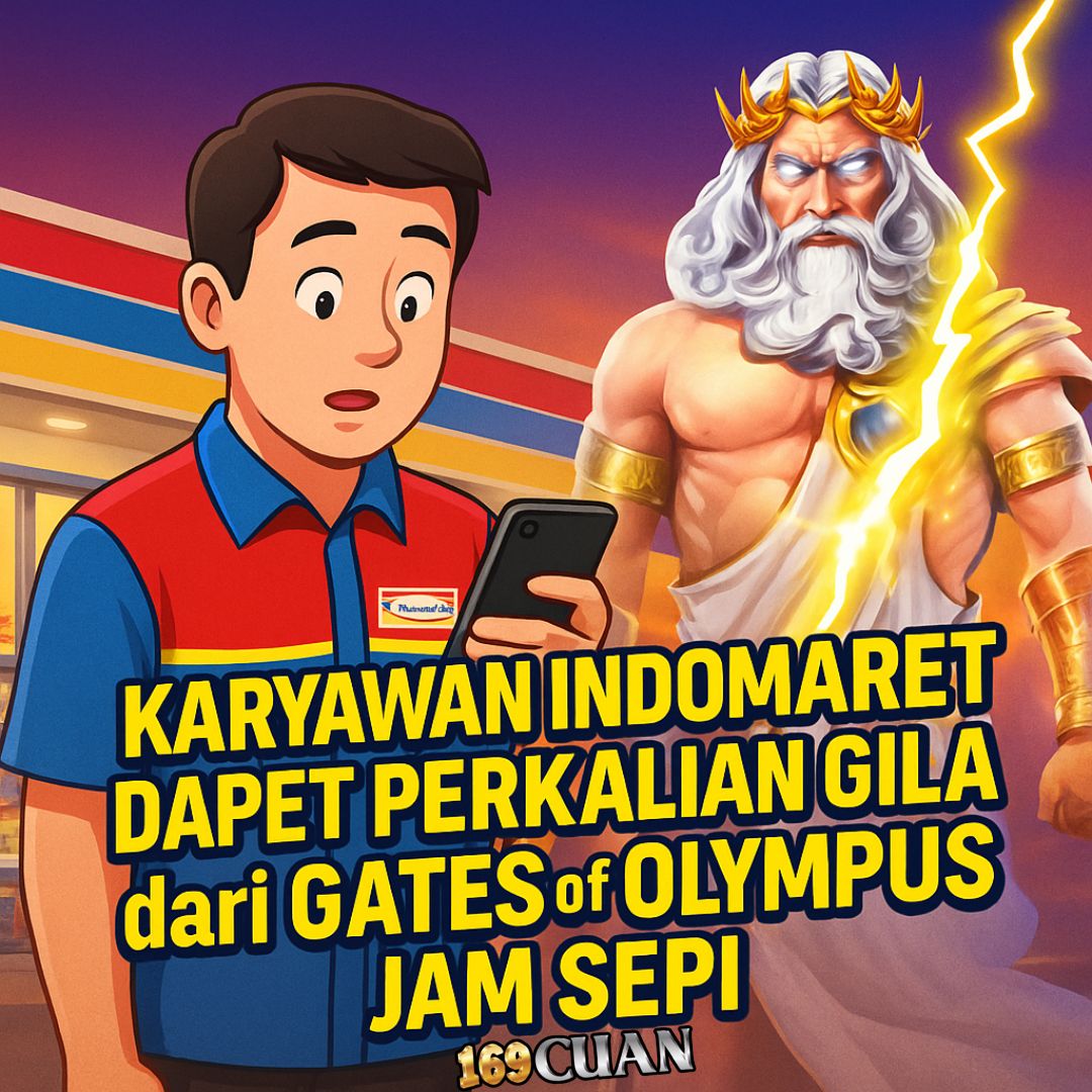 Karyawan Indomaret Dapet Perkalian Gila dari Gates of Olympus Jam Sepi