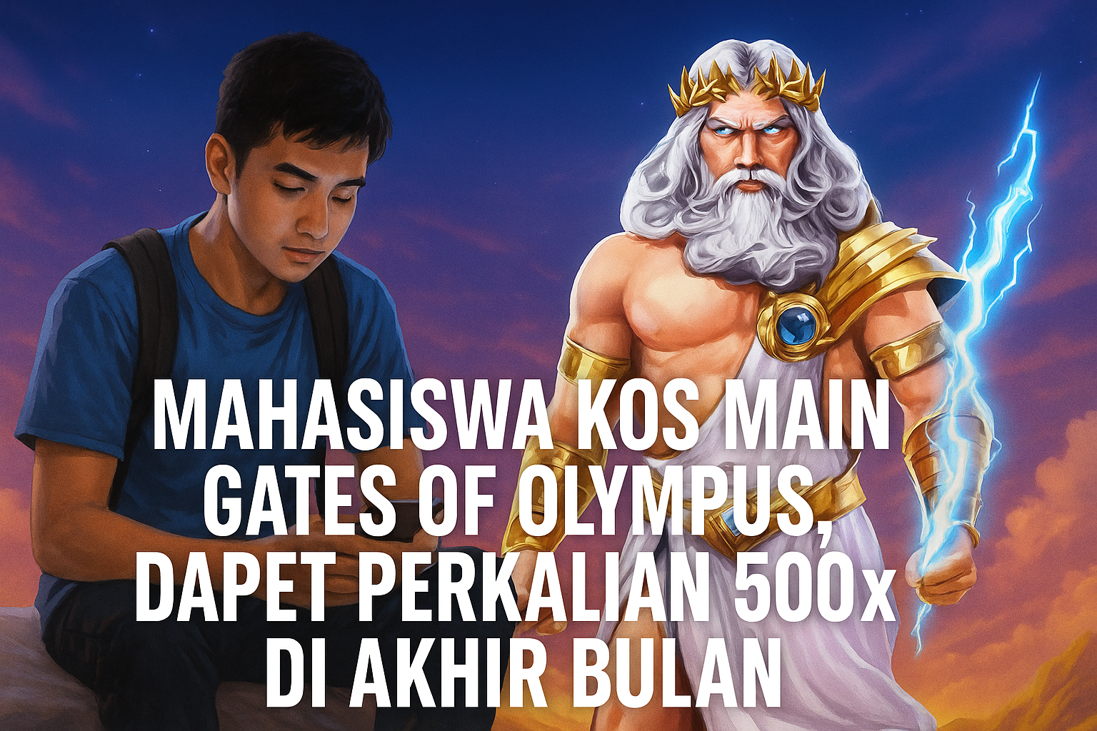 Mahasiswa Kos Main Gates of Olympus, Dapet Perkalian x500 di Akhir Bulan
