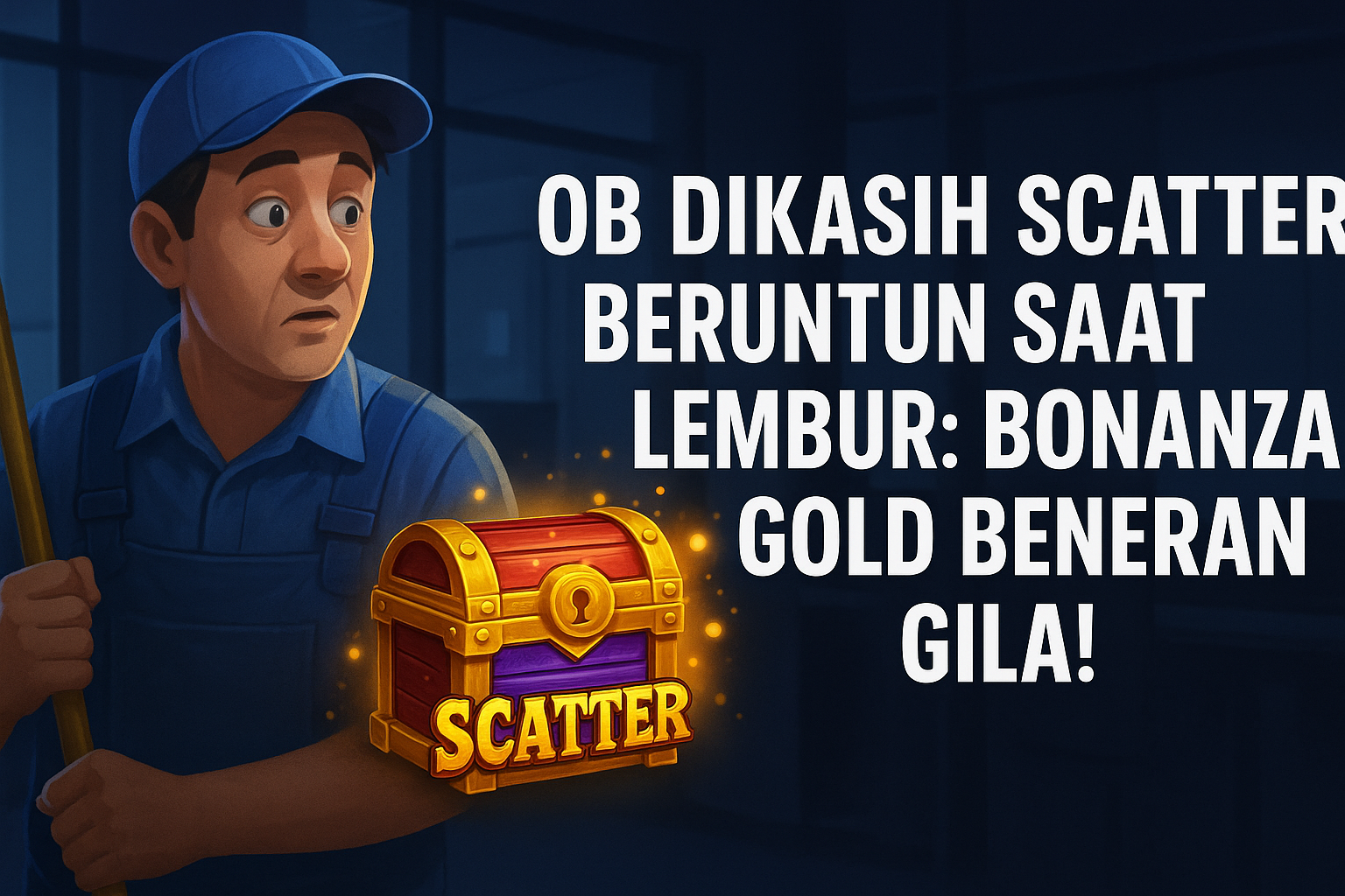 OB Dikasih Scatter Beruntun Saat Lembur: Bonanza Gold Beneran Gila!