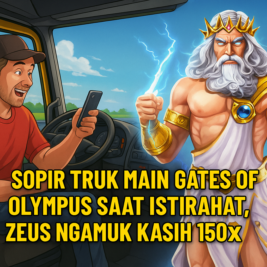 Sopir Truk Main Gates of Olympus Saat Istirahat, Zeus Ngamuk Kasih 150x!